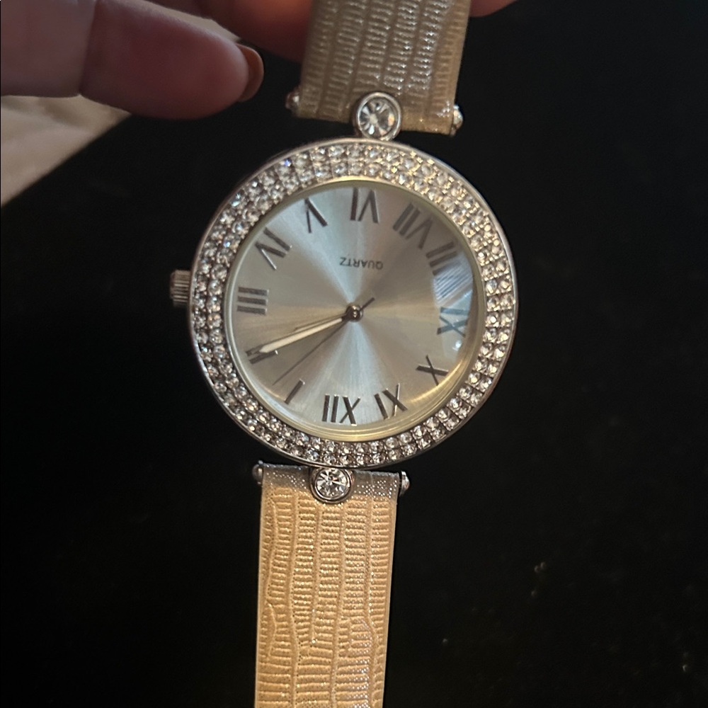 Chico's Tan Watch with Silver Accents - Picture 4 of 4